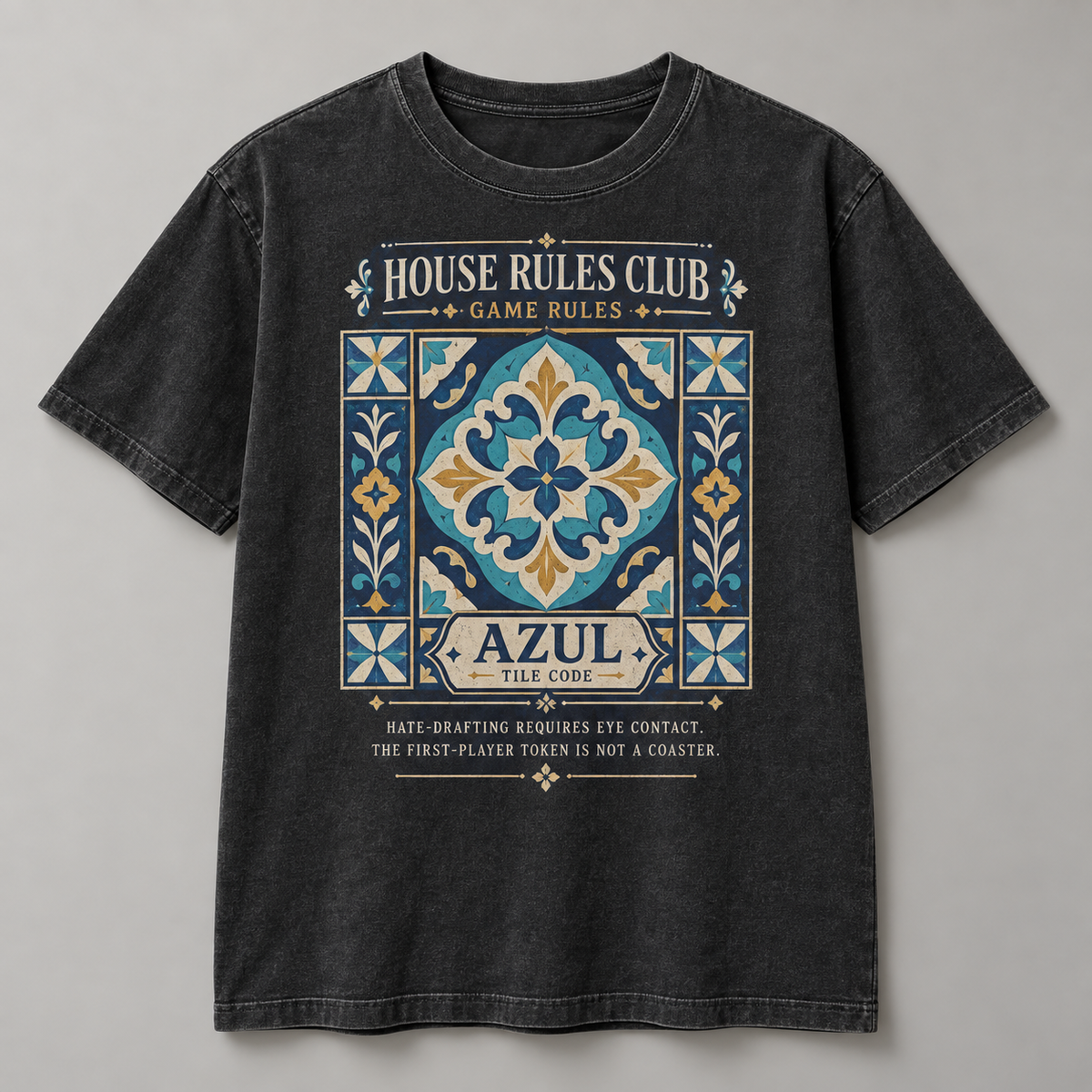 Azul Tile Code t-shirt mockup