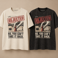 No Takebacks T-Shirt concept mockup