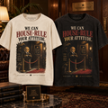 House-Rule Your Attitude T-Shirt concept mockup